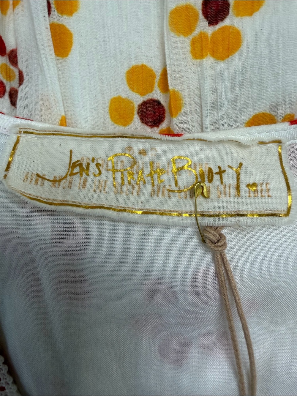 Jen’s Pirate Booty Muse Maxi Dress in Rainbow Watercolor Daisy Print Medium $279 - Picture 6 of 16